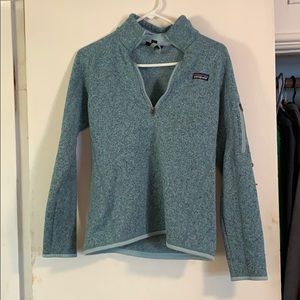 paragonia sweatshirt quarterzip size small